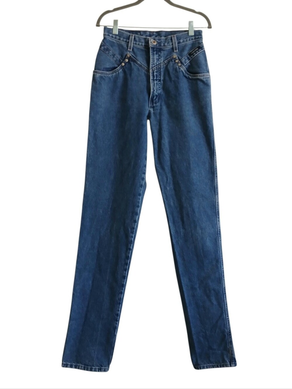 Vintage Rockies Bareback High Waist Studded Western Jeans 29 Medium Wash Cotton